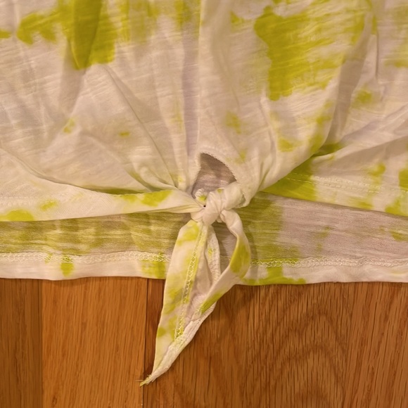 🆕 Women’s Style & Co Front Tie Knit T-Shirt XXLARGE - Picture 3 of 5